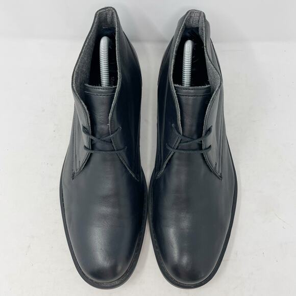 Stefano Rossi Black Leather Chukka Dress Boots Mens Size 8H main image 10